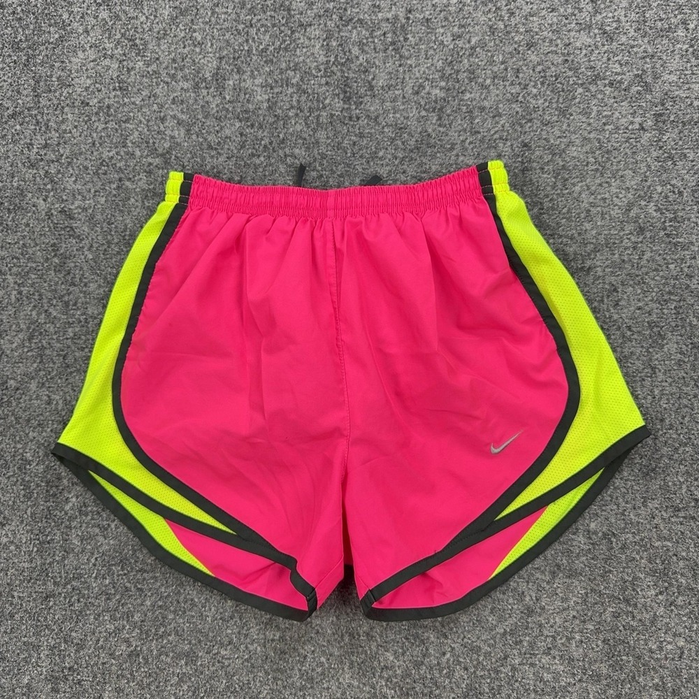 Nike Dri-FIT‎ Running Shorts Womens XS Pink Neon 3 Inseam Athletic 624278-639